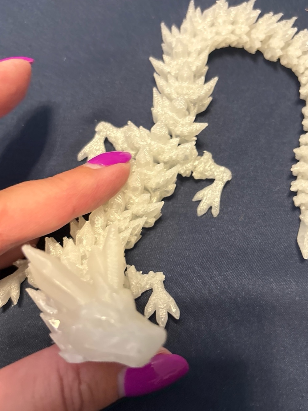 & Other Stories Pearl White Dragon Terrarium Ornament
